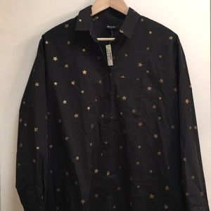 Madewell star button top